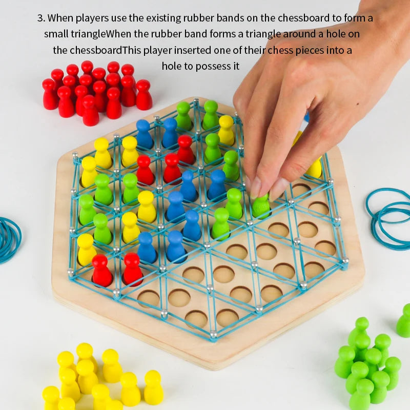 Purilite Select Kid Chain Triangle Chess Game