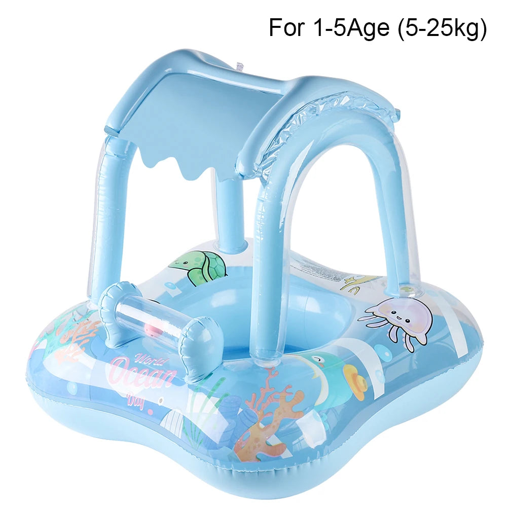 Purilite Select: Baby & toddler pool float with canopy