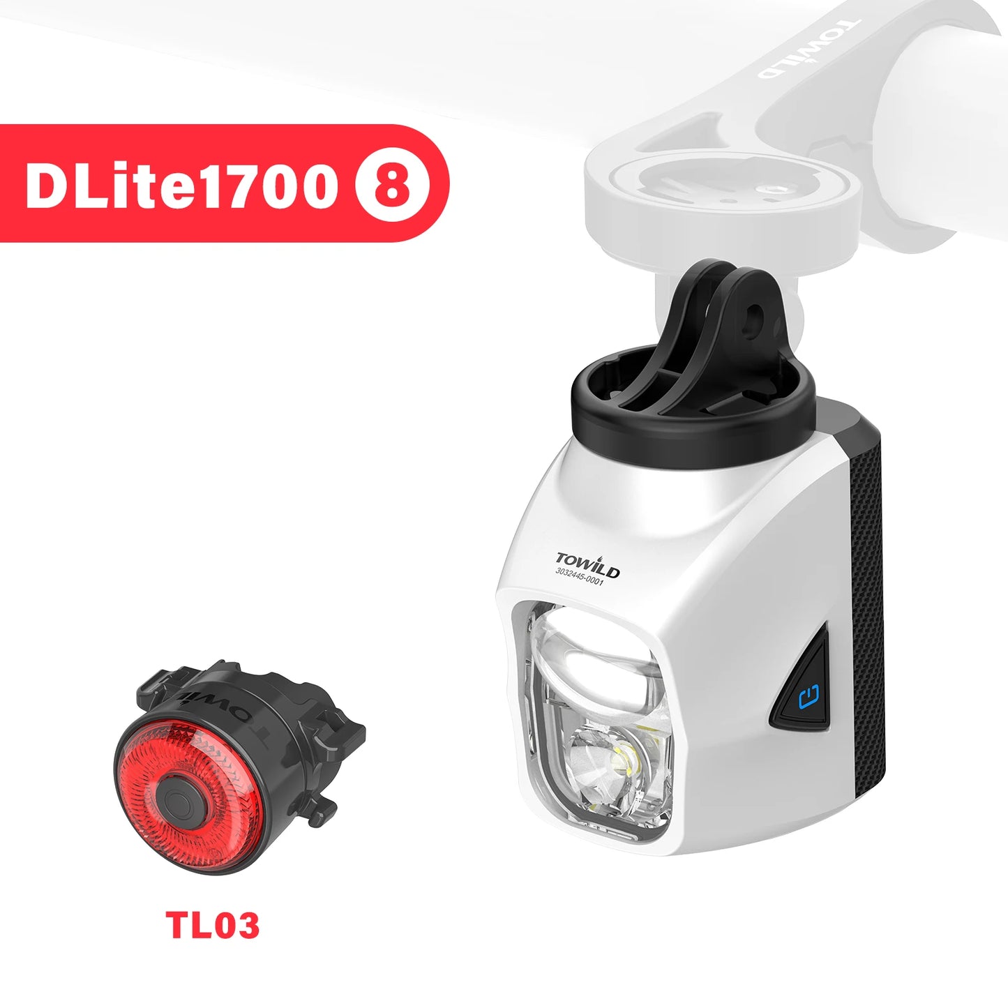 Purilite Select DL1200S/DL1700 Bicycle Light With Cut-Off Line Beam