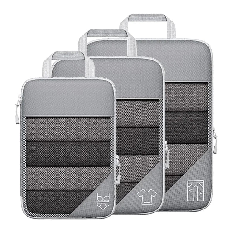 Purilite Select 3/6PCS Compressed Packing Cubes Set