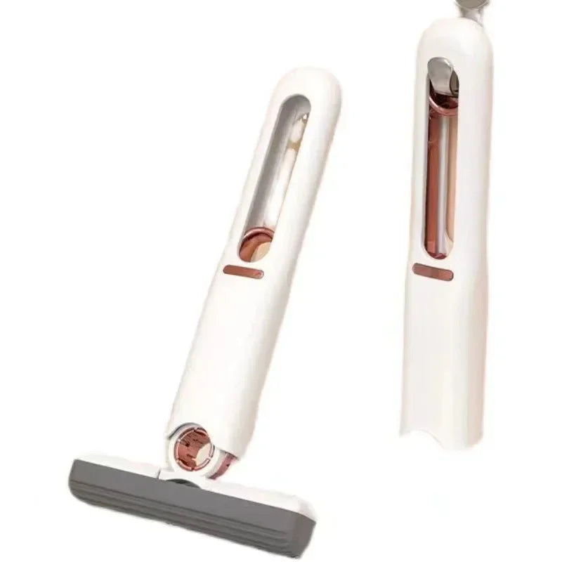 Purilite Select Mini Sponge Mop Portable Absorbent Cleaning Mop | One-Hand Operation | Replaceable Sponge Head | Compact Kitchen Cleaning Tool