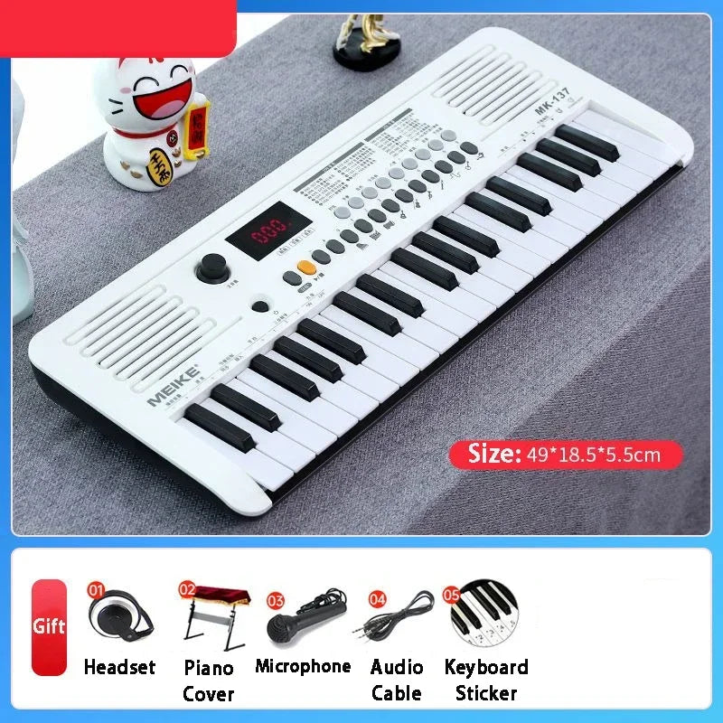 Purilite Select Portable Children's Electronic Organ 37 Keys Professional Keyboard