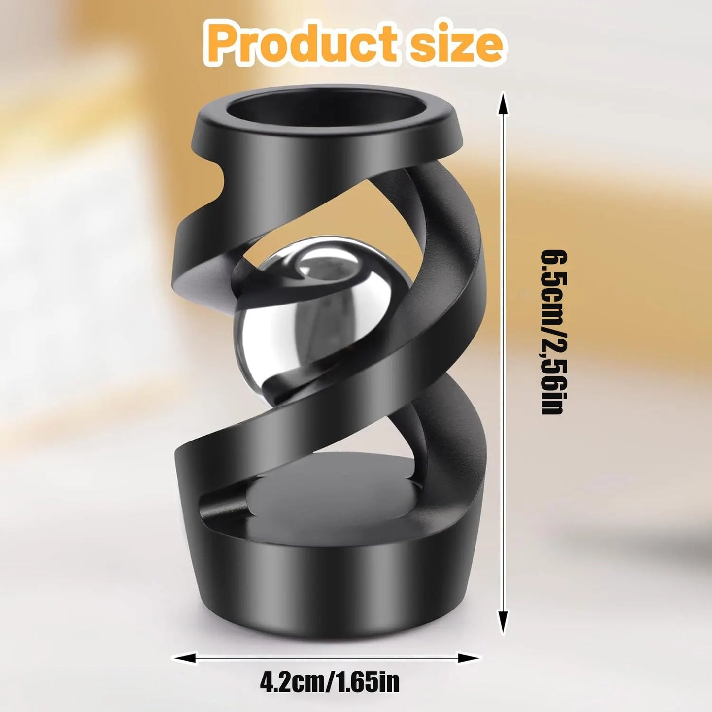 Purilite Select Suspended Spinning Top | Visual Effect Gyroscope Fidget Spinner | Stress Relief & Focus Tool for Adults & Kids