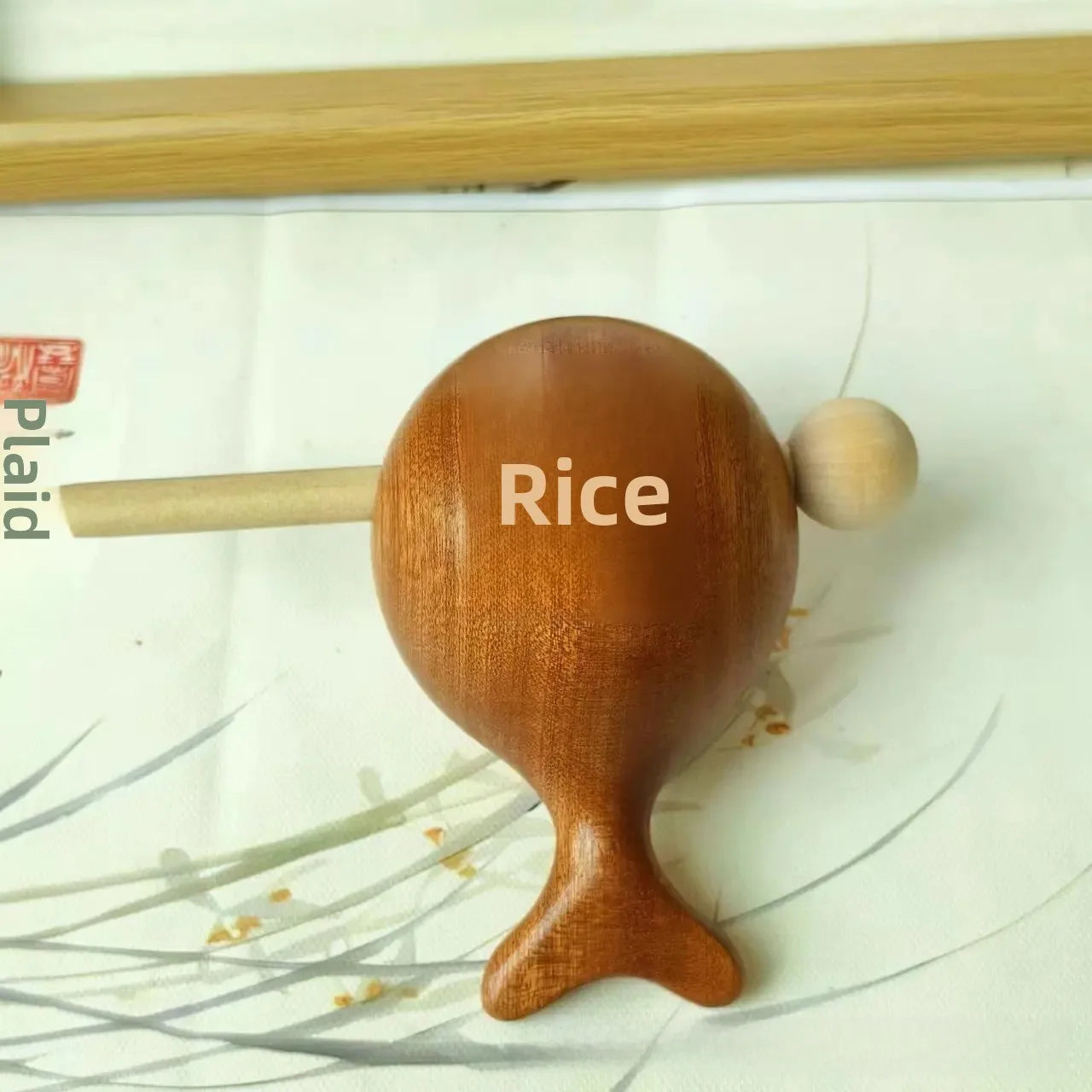 Purilite Select Solid Wood Panda Toothpick Holder