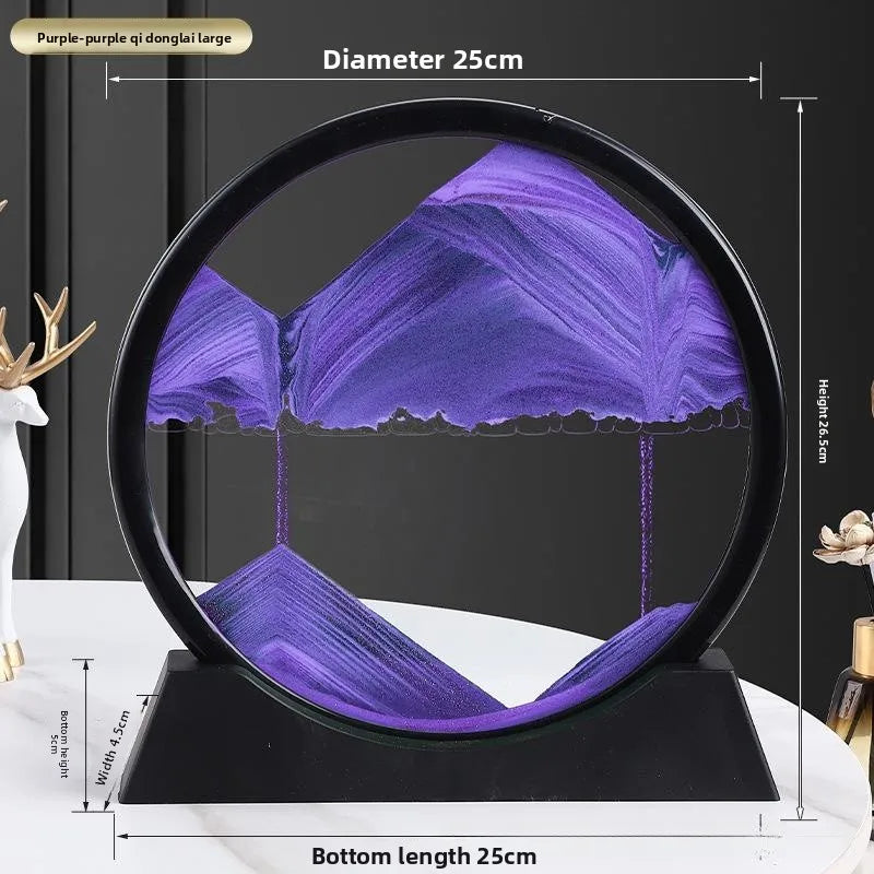 Purilite Select Creative Sandflow Art Clock