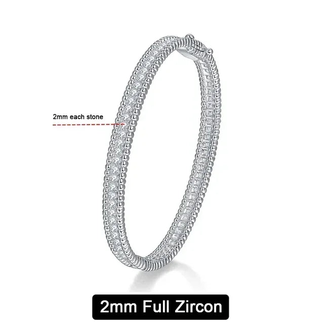 Purilite Select 2mm Full Moissanite Bangle