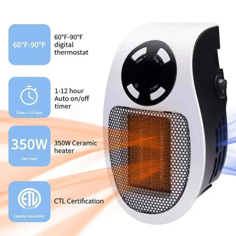 Purilite Select 350W Portable Electric Heater