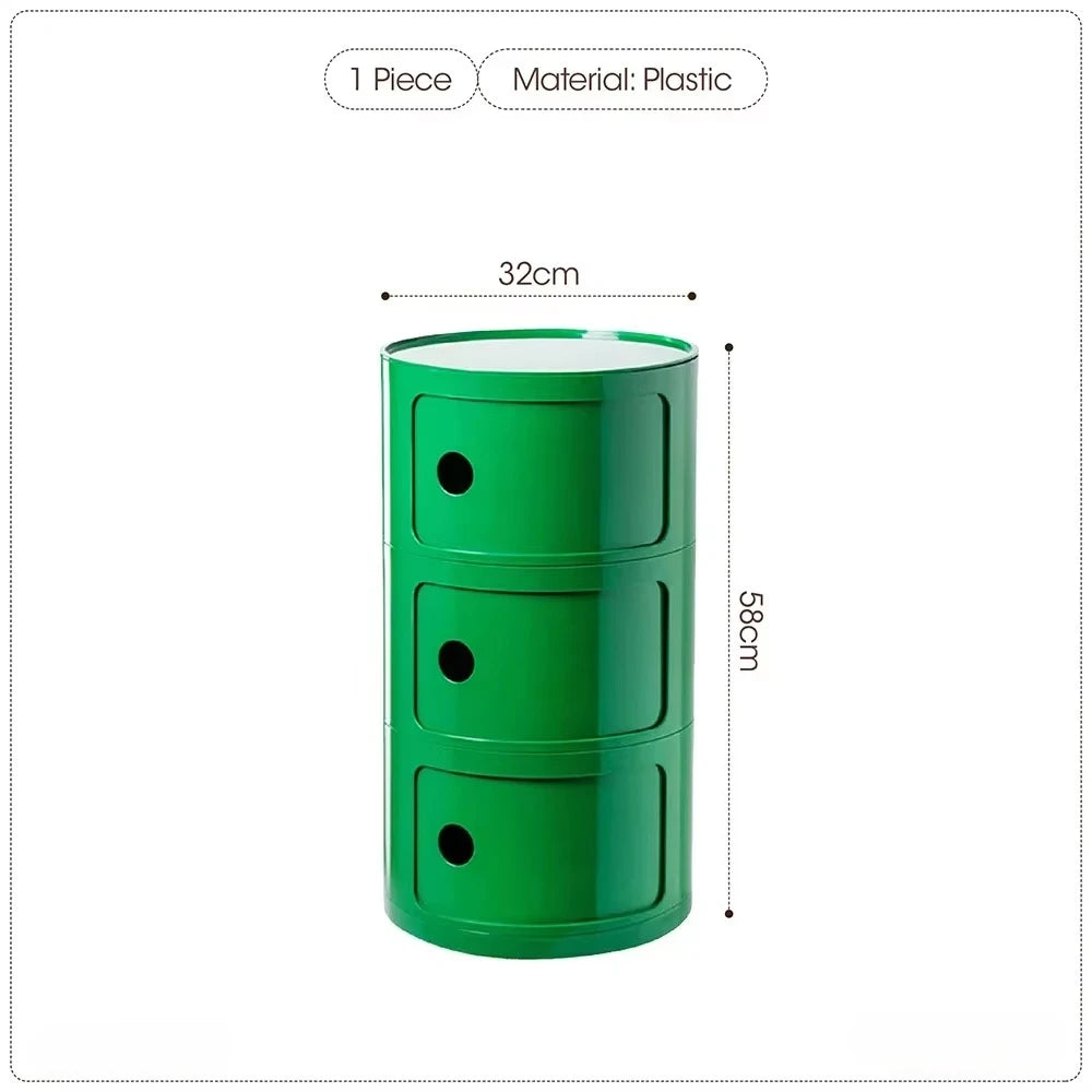 Purilite Select Nordic Net Red Bedside Cabinet