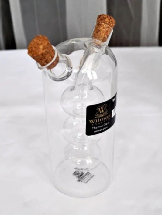 Wilmax Oil/Vinegar Glass Bottle Elegant & Functional Dispenser