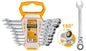 INGCO Industrial 8-Piece Flexible Ratchet Spanner Set