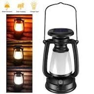 Solar & USB Rechargeable LED Camping Lantern