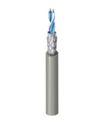 RS485, 1 Pr #24 Str TC, PO Ins, OS+TC Brd, PVC Jkt, CM 24 AWG (Mtr)