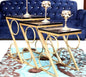 Modern Gold & Black Nesting Tables