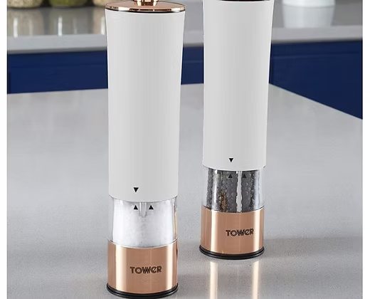 Tower T847003RW Electric Salt and Pepper Mills