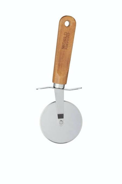 Pizza cutter Round " Wooden Handle "