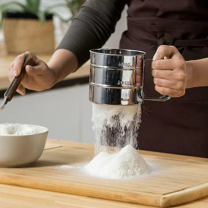 Stainless Steel Handheld Flour Sieve Cup
