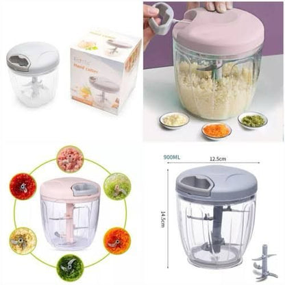 Hand-Pull Vegetable and Food Chopper
