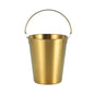 Stainless Steel Small Portable Ice Bucket Perfect for Home, Parties & Outdoor Use