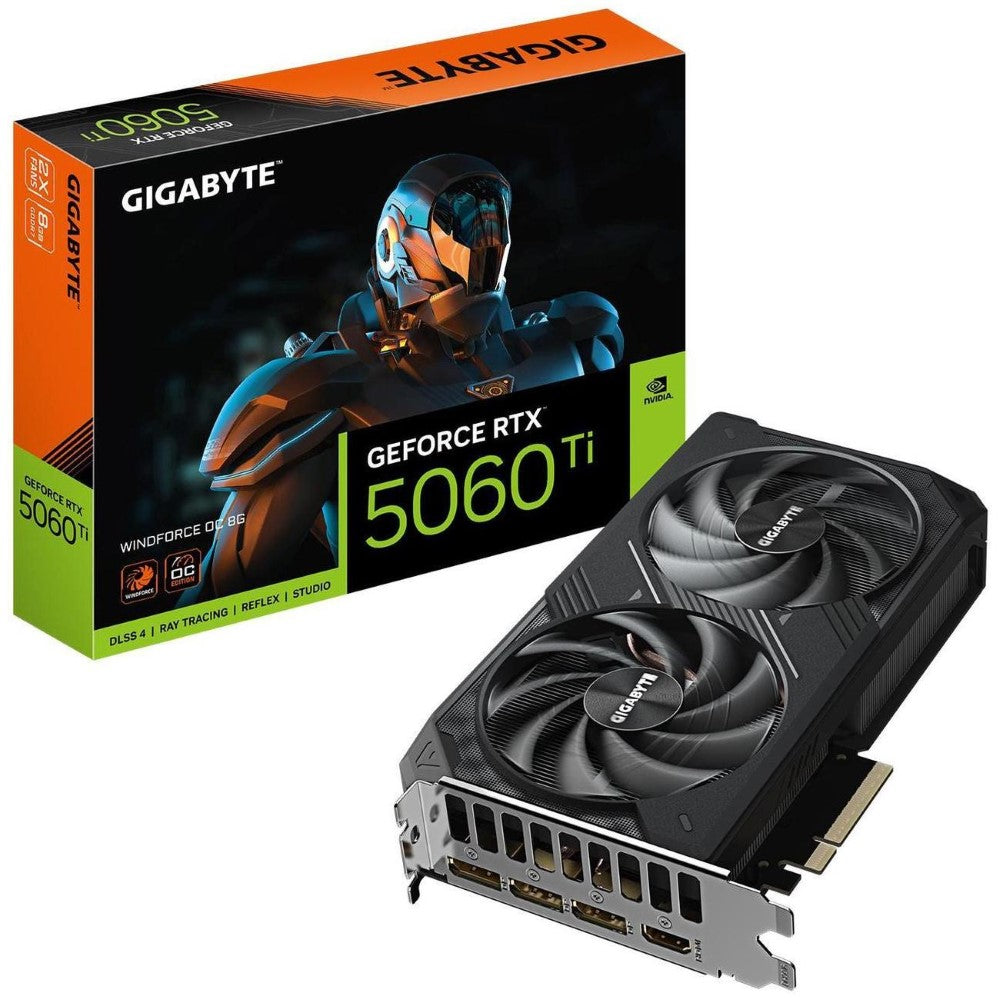 GIGABYTE WINDFORCE GeForce RTX™ 5060 Ti 8GB GDDR7 Graphics Card