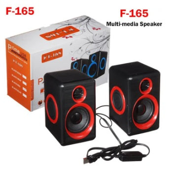 Purilite Select FT-165 Multimedia Computer Speakers with Heavy Bass and USB Powered Sound System