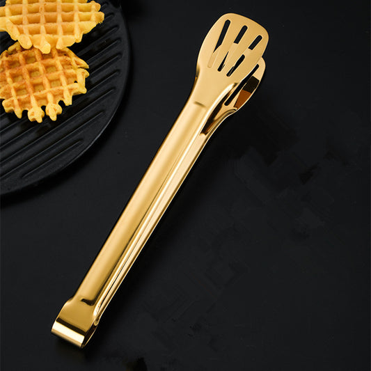 Large Stainless Steel Golden Tong – Premium Quality