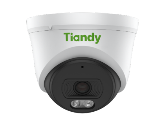 TC-C34XN Spec:I3/E/Y/2.8mm/V5.0 Tiandy Spark S+265 Turret 4MP Fixed 2.8mm PoE with DC Cable