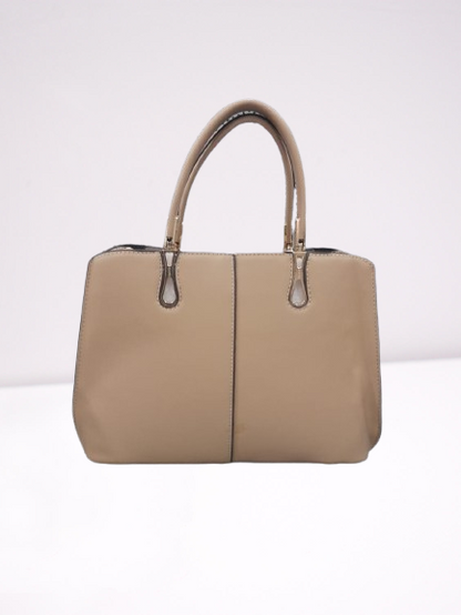 Graceful Camel-Colored Handbag for Ladies