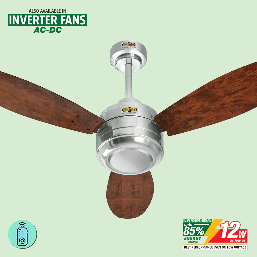 Super Asia Decent AC/DC Inverter Fan 56"