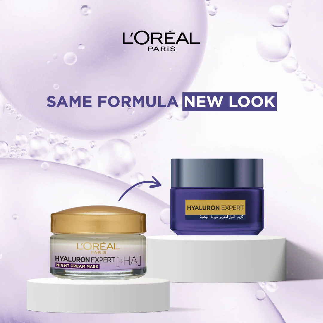 L'Oral Paris Hyaluron Expert Replumping Night Cream Mask 50ml
