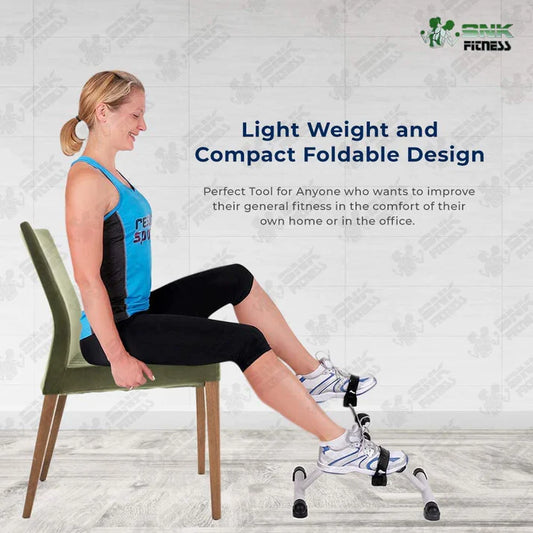 SNK FITNESS Foot Pedal Exerciser Compact, Versatile, and Effective