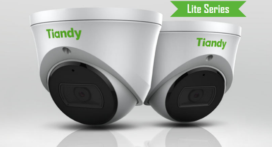 TC-C34XS Spec:I3W/E/Y/2.8mm/V4.2 Tiandy Lite Color Maker Tri-Light Turret 4MP Fixed 2.8mm IP67 POE