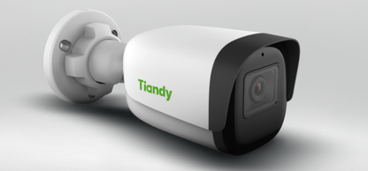 TC-C38WS Spec:I5/E/Y/M/4mm/V4.0 Tiandy Lite Lite Star Bullet 8MP Fixed 4mm IP67 POE Full metal housing