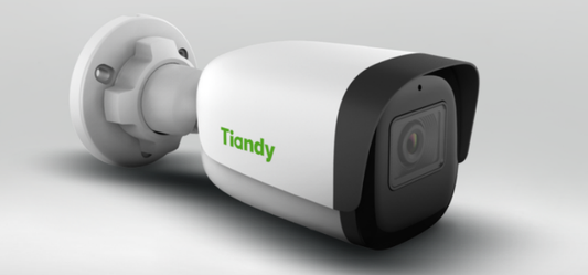 TC-C38WS Spec:I5/E/Y/M/4mm/V4.0 Tiandy Lite Lite Star Bullet 8MP Fixed 4mm IP67 POE Full metal housing