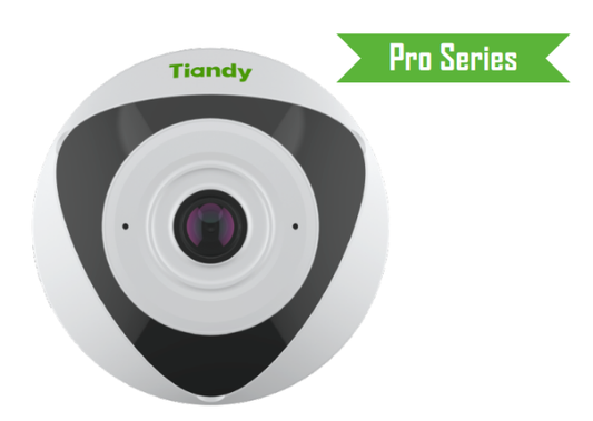 TC-C35VN Spec:I3/E/Y/1.4mm/V4.2 Tiandy Lite S+265-Full Fish Eye 5MP Fixed 1.4mm Non-waterproof, IONVIF Profile S/T/G?Support Tripwire, Petrimeter, Heatmap