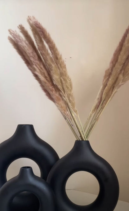 Modern Ceramic Donut Vases with Diffuser
