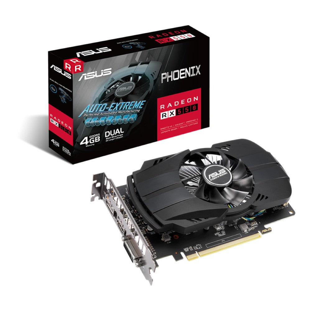 ASUS PH-RX550-4G-EVO 4GB GDDR5 Graphics Card