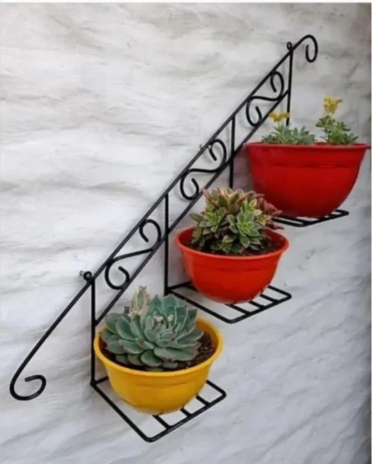 Wall Mounted 3-Step Floral Display Rack