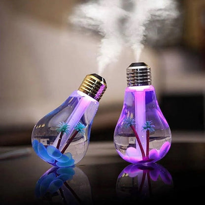 Purilite Select Bulb Shape Air Humidifier with Color Changing LED Lights (USB)