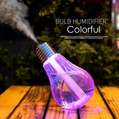 Purilite Select Bulb Shape Air Humidifier with Color Changing LED Lights (USB)