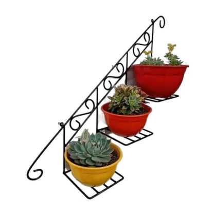 Wall Mounted 3-Step Floral Display Rack