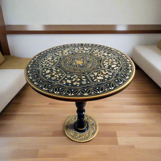 WOODSY Luxury Black & Gold Royal Lacquer Coffee Table