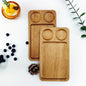 Pure " Wooden " Serving Tray 1 or 2 Partitions