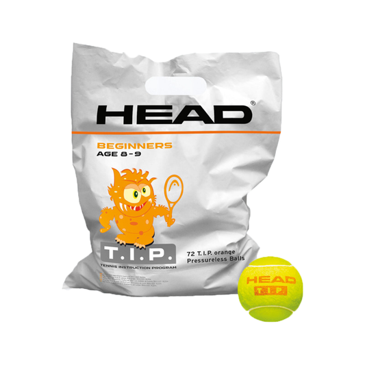 HEAD T.I.P. ORANGE Tennis Training Balls (72-Pack)