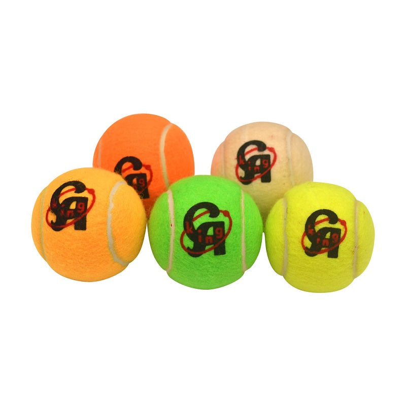 CA KING Cricket Tennis Balls Pack of 12 (Tournament Grade)