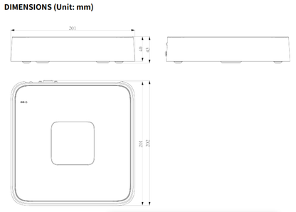 "TC-R3108 Spec: I/B/P8/C/Eu/L/S/V2.0 H.265 1HDD 8ch PSE NVR (New Arrival)"