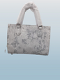 Stylish Grey Printed Ladies Bag