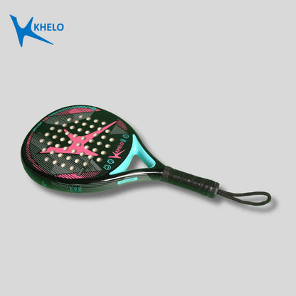 Khelo Carbon Pink Padel Racket