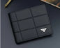 Purilite Select Men's Premium Check Pattern PU Leather Bifold Wallet | Slim Card Holder with Cash Compartments | Available in Black, Brown & Chocolate