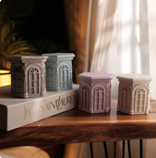 Old World Lumière Architectural Candle Holders