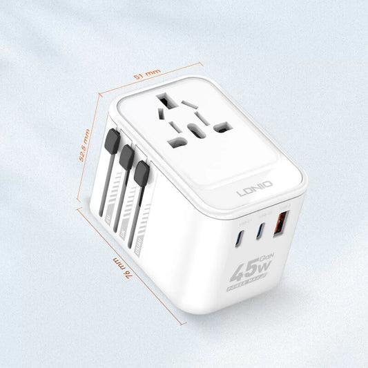 LDNIO 45W GaN Travel Adapter Z8